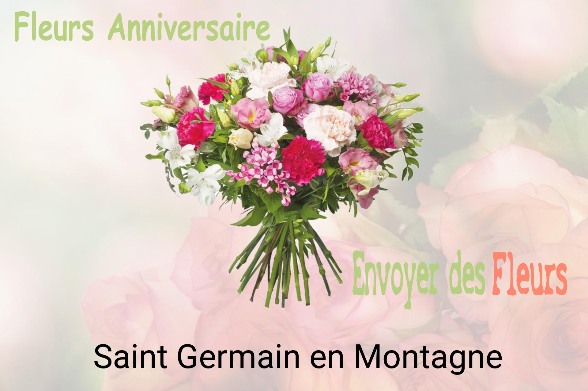 Bouquet de fleurs d’anniversaire livré à Saint-Germain-en-Montagne
