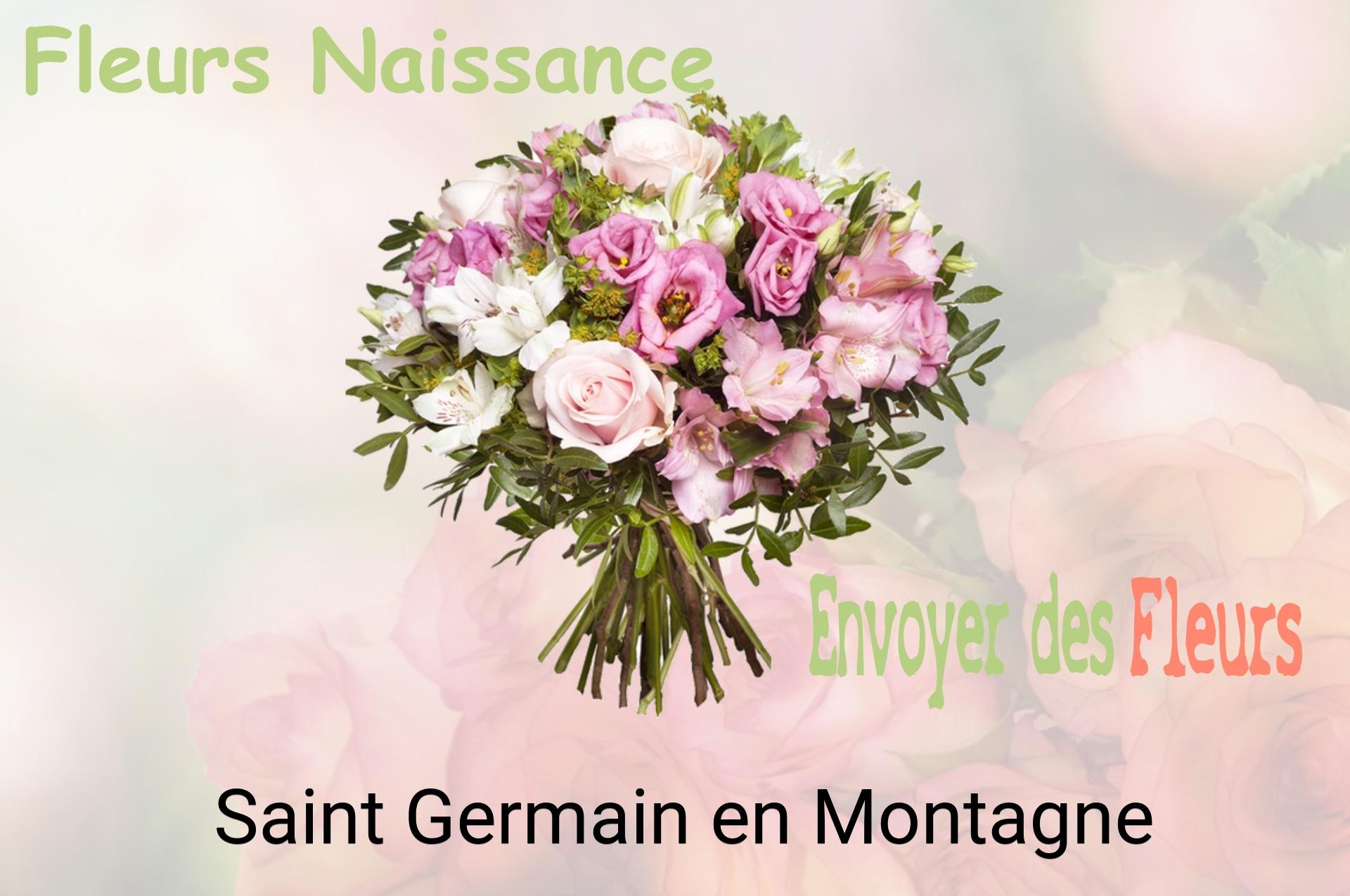 Bouquet de fleurs de naissance livré à Saint-Germain-en-Montagne