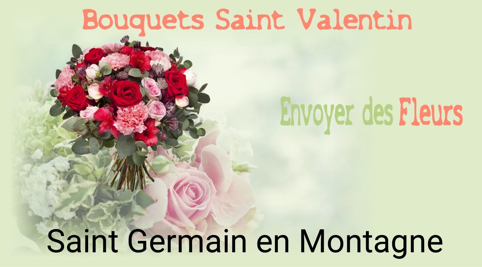 Roses de Saint-Valentin livrées à Saint-Germain-en-Montagne